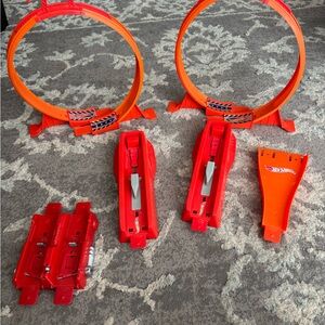 Double Loop Track Set - Red and Orange
